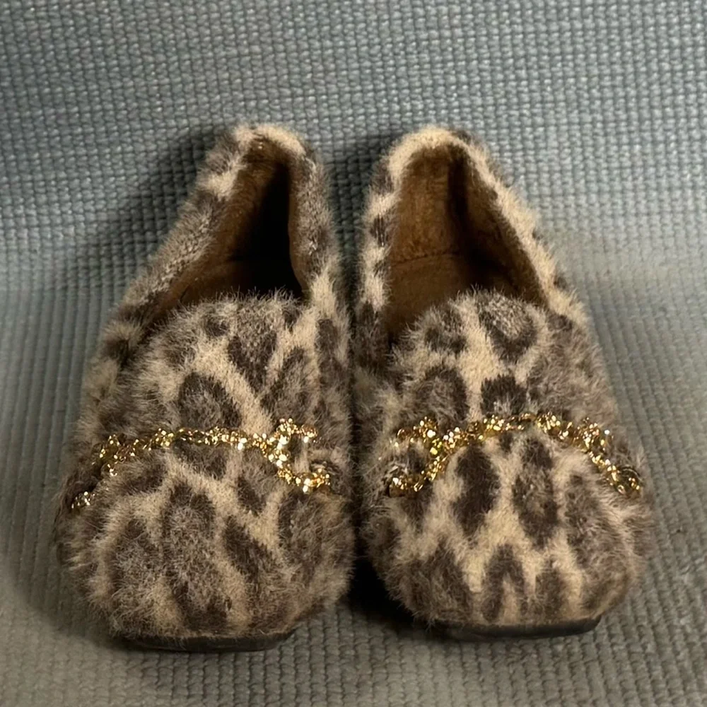 Kouaidi Women’s Leopard Print‎ Slip On Loafer Shoes Size 6 US 36 EU